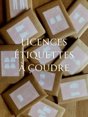 Licence étiquettes à coudre