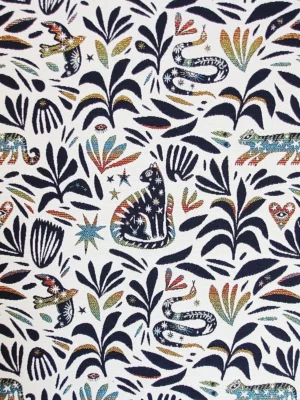 tissu jacquard mystic multico