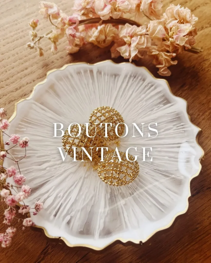 boutons vintage